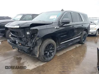 2022 GMC Yukon SLT with VIN 1GKS2BKD3NR303893, listed as a IAAI auction lot 41096447 with 72,794 mi miles. Bid and sale history available at carsss.com. Image 2.