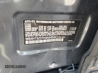 2017 BMW X1 xDrive28i z VIN WBXHT3Z37H4A54544, wystawiony jako Copart lot #55019535 z przebiegiem 76 822 mil mil oraz Szkoda całkowita • Salvage title. Historia ofert i sprzedaży dostępna na DreamBid. Obrazek 12.