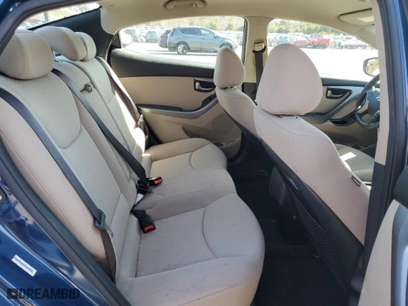 2014 Hyundai Elantra SE with VIN KMHDH4AE0EU053966, listed as a Copart auction lot 47982645 with 104,330 mi miles and Salvage Title. Bid and sale history available at carsss.com. Image 10.