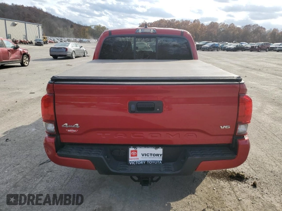 2021 Toyota Tacoma SR with VIN 3TMCZ5AN6MM450099, listed as a Copart auction lot 78671524 with 54,192 mi miles and Salvage title. Bid and sale history available at DreamBid. Image 6.