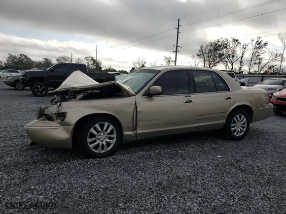 1999 Mercury Grand Marquis GS with VIN 2MEFM74W6XX628032, listed as a Copart auction lot 46062975 with 48,702 mi miles and Salvage Title. Bid and sale history available at carsss.com. Image 1.
