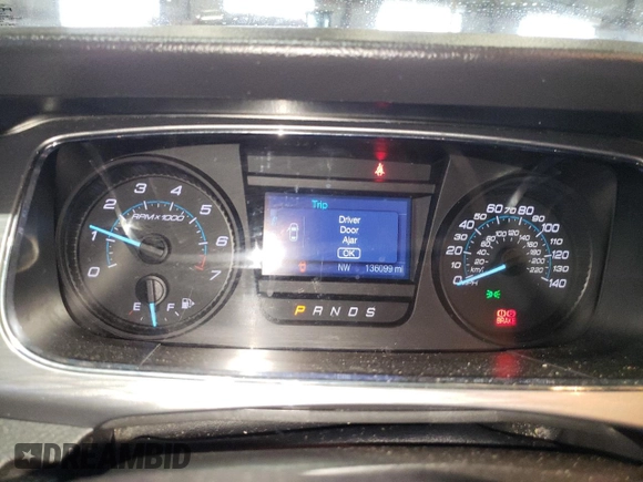 2017 Ford Taurus SEL with VIN 1FAHP2E82HG124014, listed as a Copart auction lot 47630015 with 136,099 mi miles and Salvage Title. Bid and sale history available at DreamBid. Image 9.
