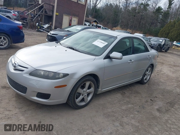 2008 Mazda 6 i Sport VE with VIN 1YVHP80C885M24820, listed as a IAAI auction lot 41728989 with 18,654 mi miles. Bid and sale history available at carsss.com. Image 2.