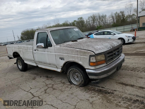 1995 Ford F-150 with VIN 1FTEF15N6SNB65572, listed as a Copart auction lot 53402815 with 92,616 mi miles and Clean Title. Bid and sale history available at carsss.com. Image 4.
