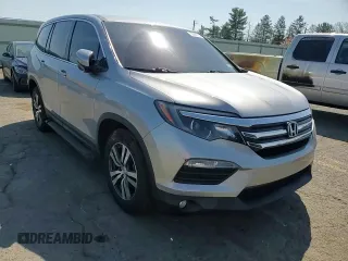 2017 Honda Pilot EX with VIN 5FNYF6H31HB048722, listed as a Copart auction lot 53606135 with 106,538 mi miles and Salvage Title. Bid and sale history available at DreamBid. Image 14.