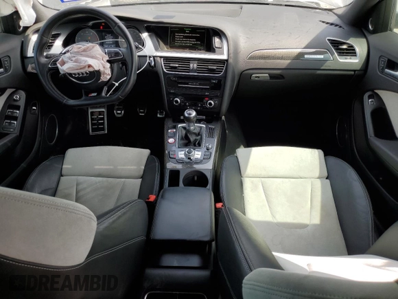 2015 Audi S4 Premium Plus with VIN WAUDGAFL2FA121746, listed as a Copart auction lot 60754044 with 124,848 mi miles and Salvage Title. Bid and sale history available at carsss.com. Image 8.