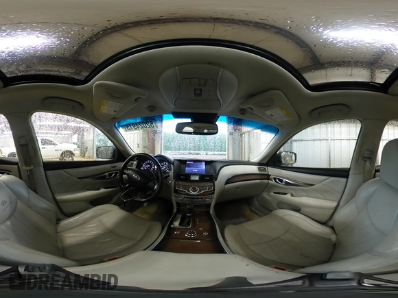 2011 Infiniti M37 with VIN JN1BY1AR9BM374335, listed as a Copart auction lot 52024915 with 204,387 mi miles and Salvage Title. Bid and sale history available at carsss.com. Image 12.