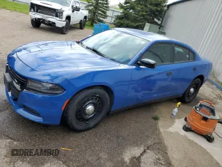 2019 Dodge Charger Police with VIN 2C3CDXKTXKH626563, listed as a Copart auction lot 57422675 with 118,161 mi miles and Clean title. Bid and sale history available at DreamBid. Image 1.