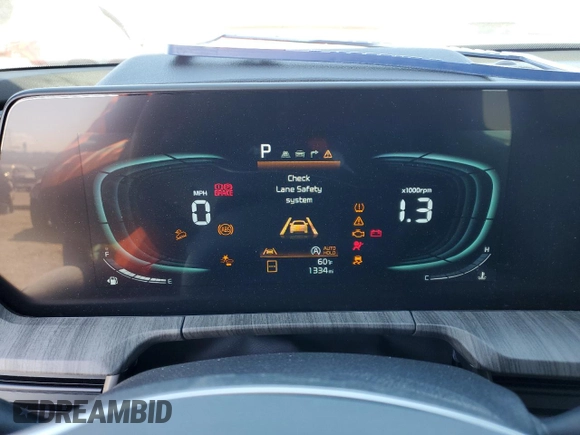 2024 Kia Telluride EX with VIN 5XYP34GC3RG561846, listed as a Copart auction lot 42808235 with 1,334 mi miles and Salvage Title. Bid and sale history available at DreamBid. Image 9.