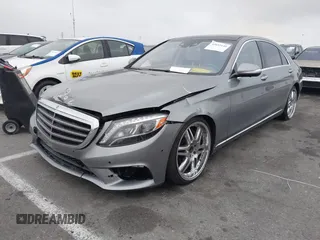 2015 Mercedes-Benz S-Class S 550 with VIN WDDUG8CB6FA185219, listed as a IAAI auction lot 42032135 with 104,346 mi miles. Bid and sale history available at carsss.com. Image 17.