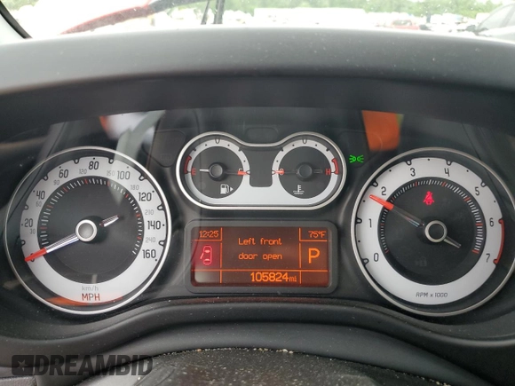 2014 FIAT 500L Lounge with VIN ZFBCFACH6EZ029513, listed as a Copart auction lot 57478605 with 105,824 mi miles and Salvage title. Bid and sale history available at DreamBid. Image 9.
