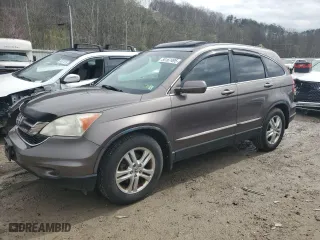 2010 Honda CR-V EX-L with VIN 5J6RE4H79AL071029, listed as a Copart auction lot 50167495 with 121,470 mi miles and Salvage Title. Bid and sale history available at carsss.com. Image 1.