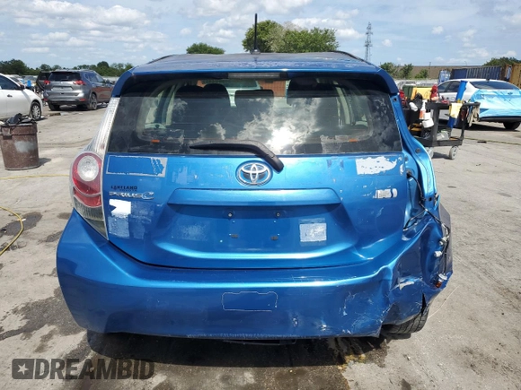 2014 Toyota Prius One with VIN JTDKDTB38E1568326, listed as a Copart auction lot 54869445 with 156,858 mi miles and Salvage Title. Bid and sale history available at DreamBid. Image 6.