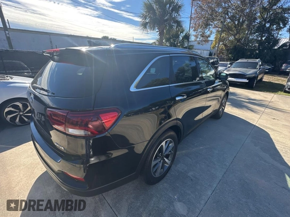 2019 Kia Sorento EX Sport V6 with VIN 5XYPH4A51KG504630, listed as a Copart auction lot 88140655 with 93,136 mi miles and Clean Title. Bid and sale history available at carsss.com. Image 4.