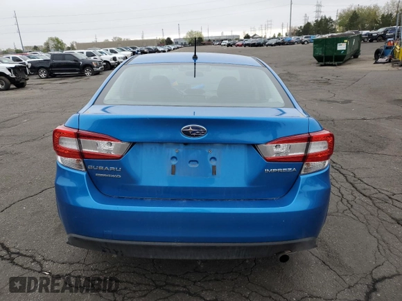 2020 Subaru Impreza with VIN 4S3GKAB64L3610177, listed as a Copart auction lot 54890585 with 14,256 mi miles and Salvage title. Bid and sale history available at DreamBid. Image 6.