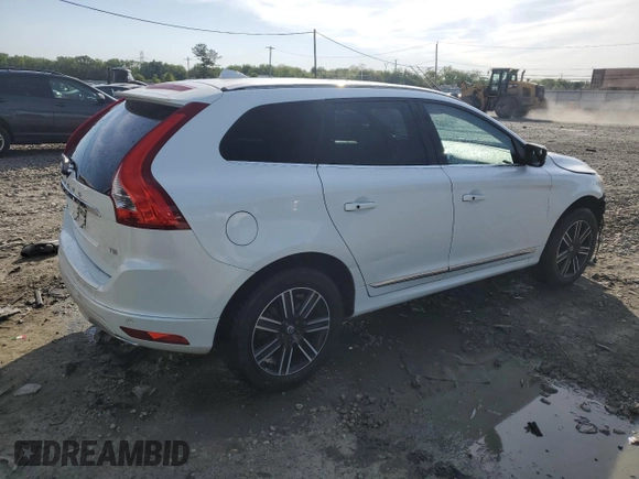 2017 Volvo XC60 Dynamic with VIN YV440MDRXH2071771, listed as a Copart auction lot 56673365 with 62,637 mi miles and Salvage title. Bid and sale history available at DreamBid. Image 3.