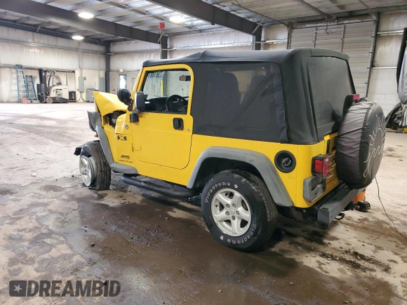 2006 Jeep Wrangler X with VIN 1J4FA39S86P700260, listed as a Copart auction lot 73819814 with 61,768 mi miles and Salvage Title. Bid and sale history available at carsss.com. Image 2.