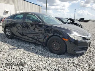 2017 Honda Civic Sedan LX with VIN 2HGFC2F5XHH575909, listed as a Copart auction lot 51292595 with 77,118 mi miles and Salvage Title. Bid and sale history available at carsss.com. Image 4.