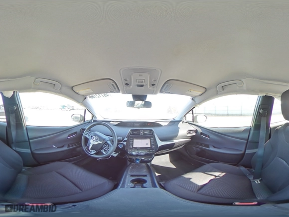 2021 Toyota Prius L Eco with VIN JTDKAMFU7M3134645, listed as a Copart auction lot 46712155 with 44,596 mi miles and Salvage Title. Bid and sale history available at carsss.com. Image 13.