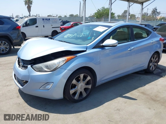 2012 Hyundai Elantra Limited with VIN KMHDH4AE5CU464938, listed as a IAAI auction lot 42572413 with 181,076 mi miles and . Bid and sale history available at DreamBid. Image 17.