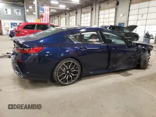 2024 BMW 8 Series M850i with VIN WBAGV8C07RCR46776, listed as a Copart auction lot 80021814 with 3,772 mi miles and Salvage Title. Bid and sale history available at carsss.com. Image 3.