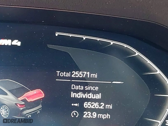2022 BMW M4 Competition with VIN WBS33AZ04NCJ20184, listed as a IAAI auction lot 41205528 with NaN miles. Bid and sale history available at carsss.com. Image 16.