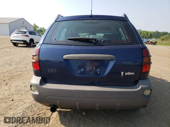 2006 Pontiac Vibe with VIN 5Y2SL65866Z438818, listed as a Copart auction lot 59601475 with 248,953 mi miles and Salvage title. Bid and sale history available at DreamBid. Image 6.