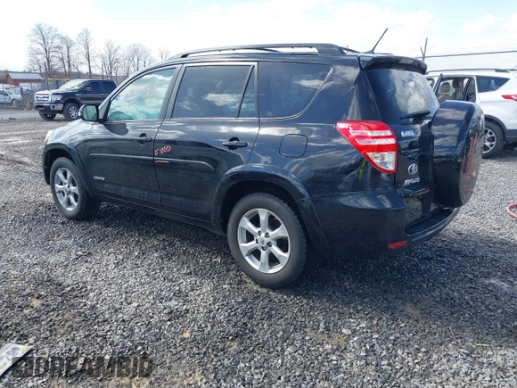 2012 Toyota RAV4 Limited with VIN 2T3DK4DV7CW077649, listed as a IAAI auction lot 41674547 with 128,959 mi miles. Bid and sale history available at carsss.com. Image 3.