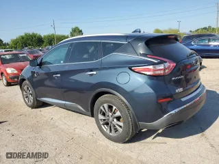2017 Nissan Murano SL with VIN 5N1AZ2MH5HN166403, listed as a Copart auction lot 63956824 with 0 mi miles and Non Repairable. Bid and sale history available at carsss.com. Image 2.
