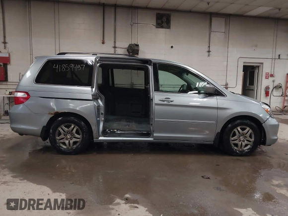 2006 Honda Odyssey EX-L с VIN 5FNRL38666B100333, выставлен на аукционе IAAI как лот 41859437 с пробегом 120 379 миль миль и . История ставок и продаж доступна на DreamBid. Изображение 14.