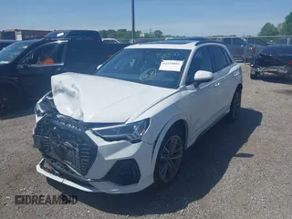 2023 Audi Q3 S line Premium Plus with VIN WA1EECF36P1151143, listed as a IAAI auction lot 42159895 with 15,885 mi miles and . Bid and sale history available at DreamBid. Image 2.