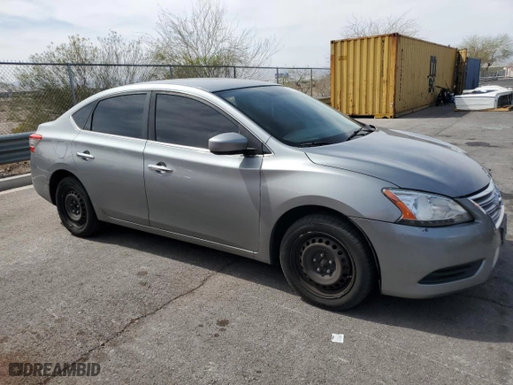 2014 Nissan Sentra SV with VIN 3N1AB7AP5EY321146, listed as a Copart auction lot 51289175 with 128,107 mi miles and Salvage Title. Bid and sale history available at carsss.com. Image 4.