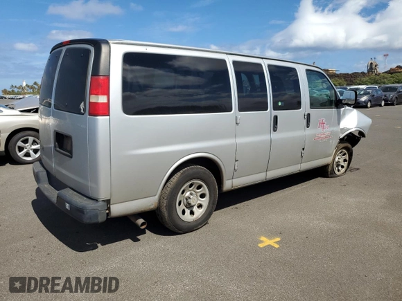 2011 Chevrolet Express Passenger LS z VIN 1GNSGBF4XB1169764, wystawiony jako Copart lot #64512794 z przebiegiem 75 532 mil mil oraz Szkoda całkowita • Salvage title. Historia ofert i sprzedaży dostępna na DreamBid. Obrazek 3.