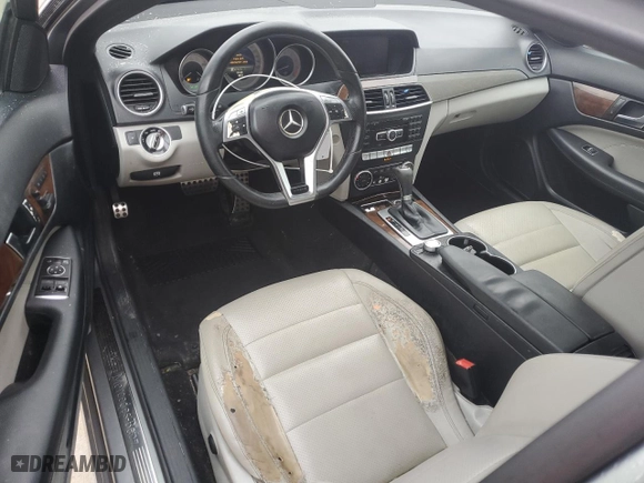 2015 Mercedes-Benz C-Class C 250 with VIN WDDGJ4HB2FG378299, listed as a Copart auction lot 45939035 with 115,397 mi miles and Salvage Title. Bid and sale history available at carsss.com. Image 8.