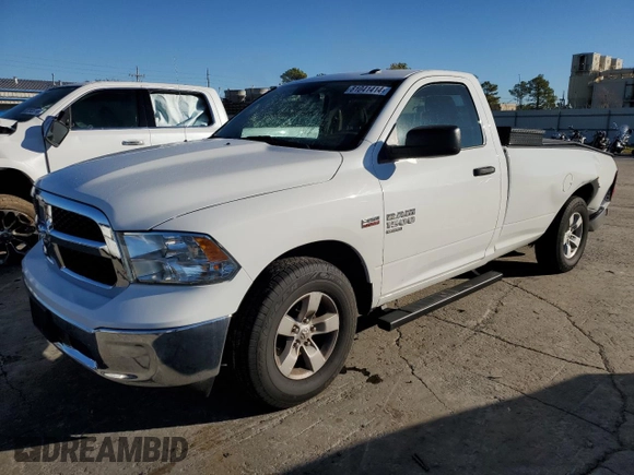 2020 Ram 1500 Tradesman z VIN 3C6JR6DT0LG138856, wystawiony jako Copart lot #81041414 z przebiegiem 55 137 mil mil oraz Szkoda całkowita • Salvage title. Historia ofert i sprzedaży dostępna na DreamBid. Obrazek 1.