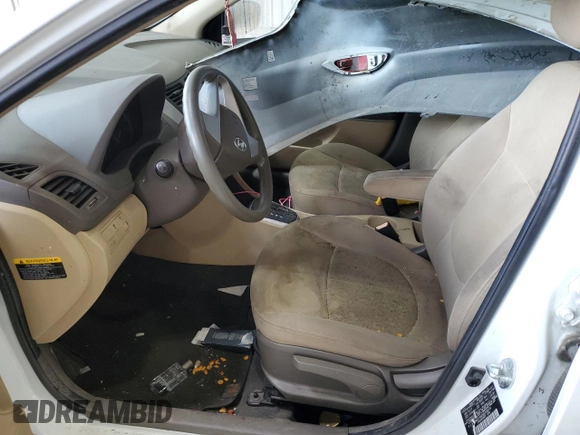 2014 Hyundai Accent GLS z VIN KMHCT4AE9EU709379, wystawiony jako Copart lot #54667835 z przebiegiem Nie podano mil oraz Szkoda całkowita • Salvage title. Historia ofert i sprzedaży dostępna na DreamBid. Obrazek 7.