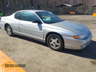 2004 Chevrolet Monte Carlo LS with VIN 2G1WW12E249243885, listed as a IAAI auction lot 41835405 with 153,895 mi miles. Bid and sale history available at carsss.com. Image 1.