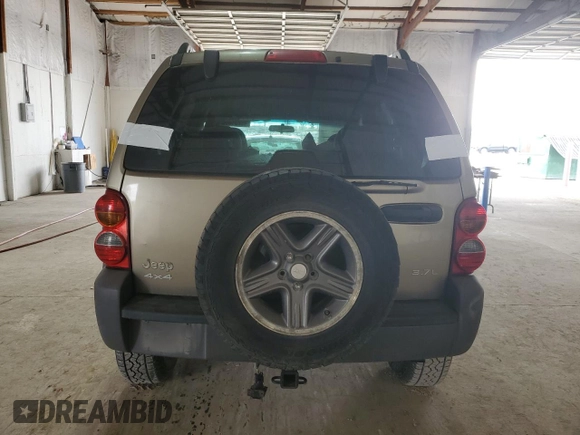2004 Jeep Liberty Sport with VIN 1J4GL48KX4W115186, listed as a Copart auction lot 49231835 with 206,185 mi miles and Salvage Title. Bid and sale history available at carsss.com. Image 6.