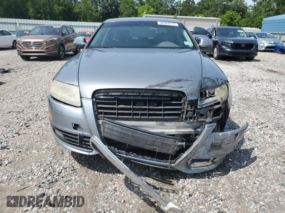 2010 Audi A6 Premium Plus with VIN WAUFGAFB5AN037275, listed as a Copart auction lot 58584415 with 128,628 mi miles and Salvage title. Bid and sale history available at DreamBid. Image 5.