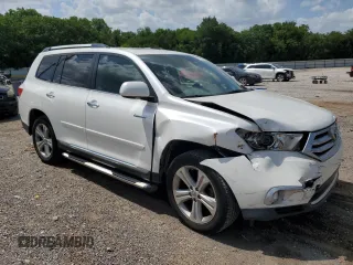 2012 Toyota Highlander Limited with VIN 5TDYK3EH1CS062103, listed as a Copart auction lot 61783985 with 250,512 mi miles and Salvage title. Bid and sale history available at DreamBid. Image 4.