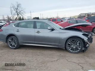 2017 Infiniti Q70L 3.7 with VIN JN1BY1PR9HM210745, listed as a IAAI auction lot 41511737 with 75,978 mi miles. Bid and sale history available at carsss.com. Image 12.