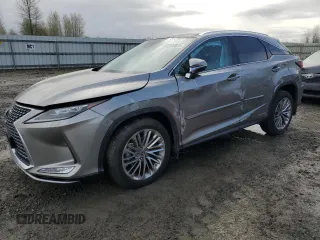 2020 Lexus RX with VIN 2T2JGMDA3LC049595, listed as a Copart auction lot 52022375 with 31,846 mi miles and Salvage Title. Bid and sale history available at carsss.com. Image 1.
