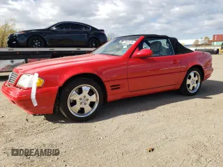 2000 Mercedes-Benz SL-Class with VIN WDBFA68F2YF188482, listed as a Copart auction lot 79483254 with 65,782 mi miles and Salvage Title. Bid and sale history available at carsss.com. Image 1.