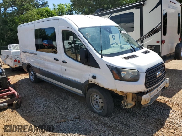 2015 Ford Transit Cargo with VIN 1FTNR2CM9FKA08696, listed as a Copart auction lot 57649205 with 427,477 mi miles and Salvage title. Bid and sale history available at DreamBid. Image 4.