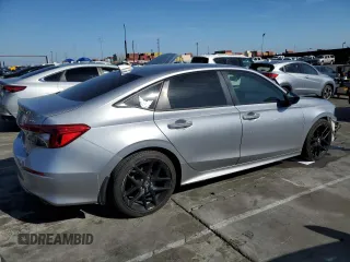 2022 Honda Civic Sedan Sport with VIN 2HGFE2F53NH554535, listed as a Copart auction lot 50252775 with 40,274 mi miles and Salvage Title. Bid and sale history available at carsss.com. Image 3.