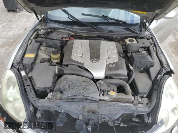 2002 Lexus SC 430 with VIN JTHFN48Y420018791, listed as a Copart auction lot 61790145 with 130,872 mi miles and Salvage title. Bid and sale history available at DreamBid. Image 11.