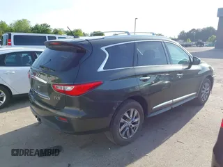 2013 Infiniti JX35 z VIN 5N1AL0MM0DC302090, wystawiony jako IAAI lot #42225621 z przebiegiem 198 767 mil mil oraz . Historia ofert i sprzedaży dostępna na DreamBid. Obrazek 4.