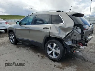 2020 Jeep Cherokee Limited with VIN 1C4PJMDXXLD616411, listed as a Copart auction lot 55453845 with 14,510 mi miles and Salvage title. Bid and sale history available at DreamBid. Image 2.