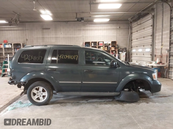 2008 Dodge Durango SLT with VIN 1D8HD48208F149247, listed as a IAAI auction lot 42041017 with 209,946 mi miles and . Bid and sale history available at DreamBid. Image 13.