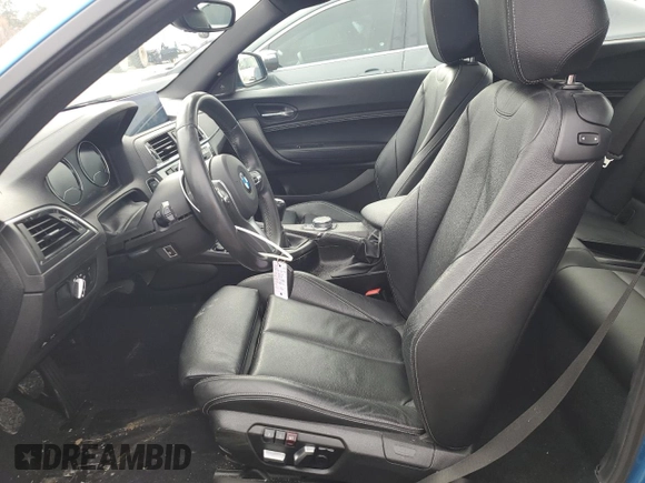 2020 BMW 2 Series M240i with VIN WBA2J5C07L7F24188, listed as a Copart auction lot 84346574 with 34,082 mi miles and Salvage Title. Bid and sale history available at carsss.com. Image 7.